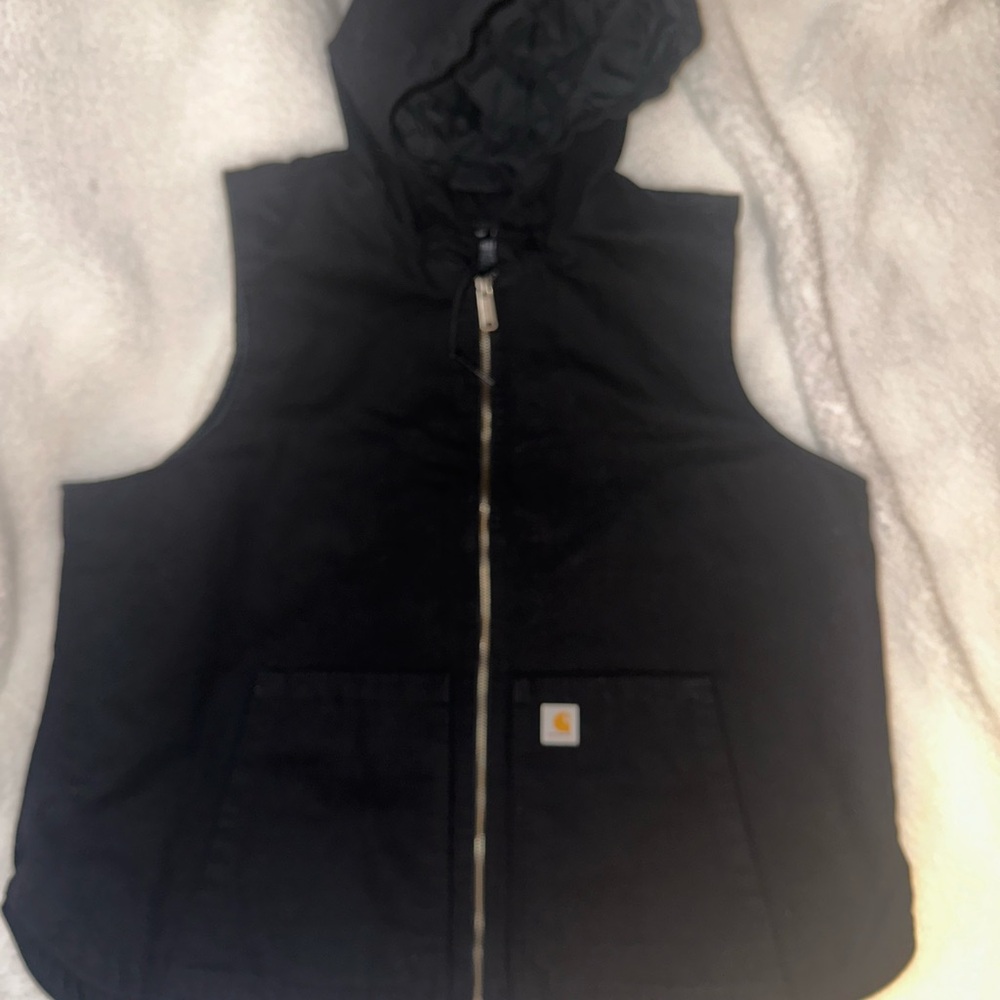 Carhartt Men’s Black Hooded Work Vest